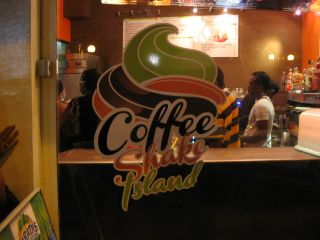 Vitrine du Coffee-Shake-Island