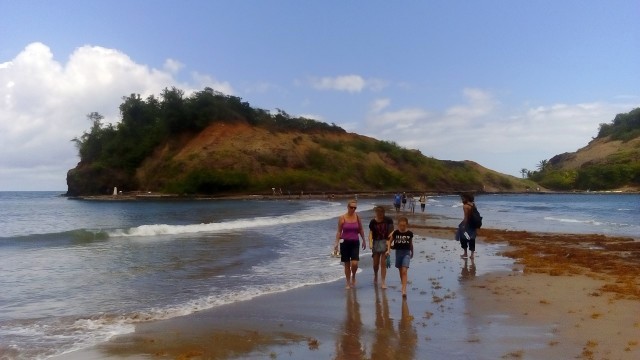 Marche sur le tombolo