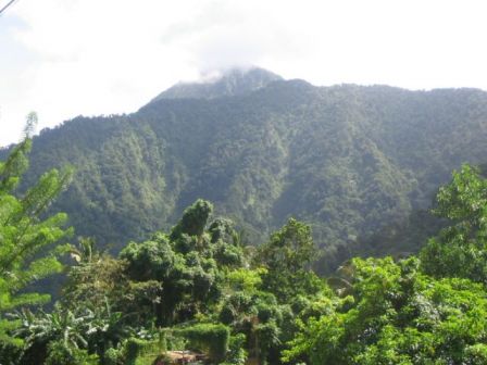 Piton du Carbet depuis Case Pilote, août 2010 Piton du Carbet depuis Case Pilote
