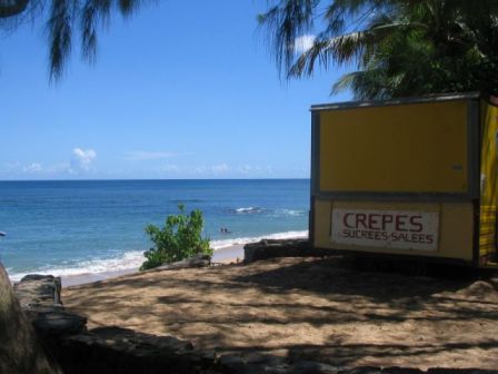 Baraque Crepe Anse Etang Tartane, août 2010 Baraque Crepe Anse Etang Tartane