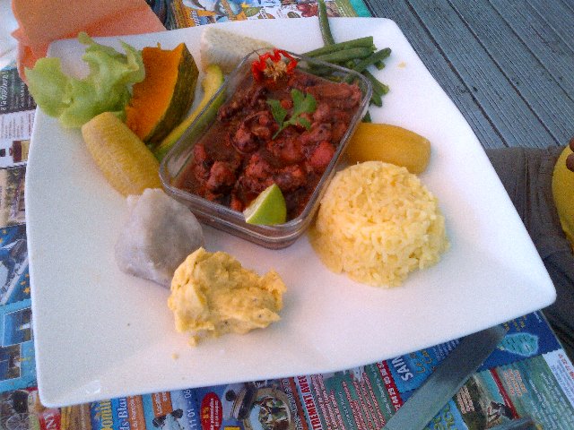 Restaurant Le Littoral - Fricassée de chatrou accompagnée de légumes pays