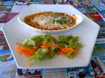 Restaurant Le Littoral - Gratin de lambi
