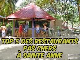 5 restaurants pas chers Sainte-Anne Martinique