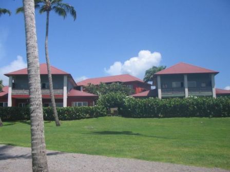 Bungalow Chambre vu de la plage Hotel Cap Est Resort