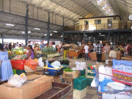 Marche Couvert F de F Vue d'Ensemble, août 2009 Grand Marché de Fort de France