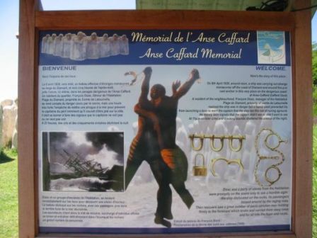 Memorial Anse Caffard au Diamant