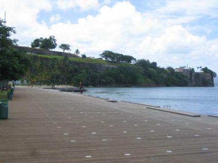 Plage de la Française Fort de France, août 2009 Plage de la Française Fort de France