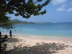 Plage de la Pointe Marin à Saint Anne