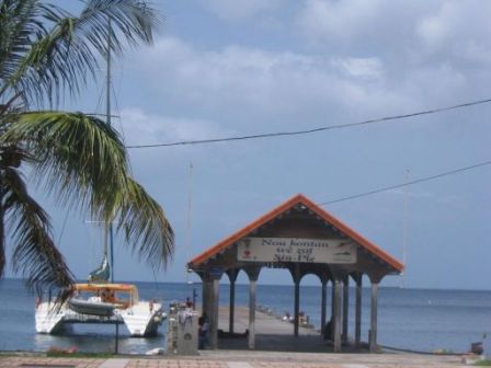 Ponton de St Pierre Martinique