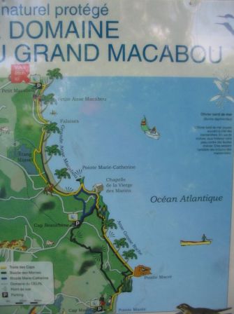 Plan Trace des Caps Macabou, août 2009 Plan Trace des Caps Macabou